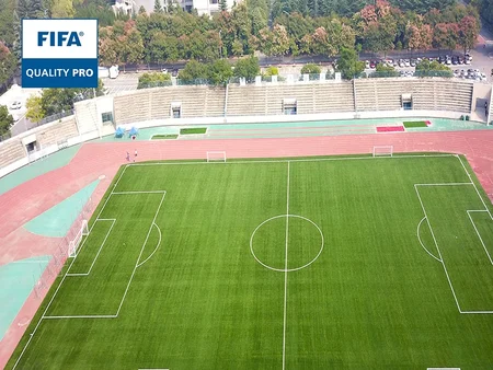 الملعب الرياضي لجامعة Shaanxi Normal University  (في الحرم الجامعي Chang'an) - حاصل على شهادة اعتماد من الفيفا